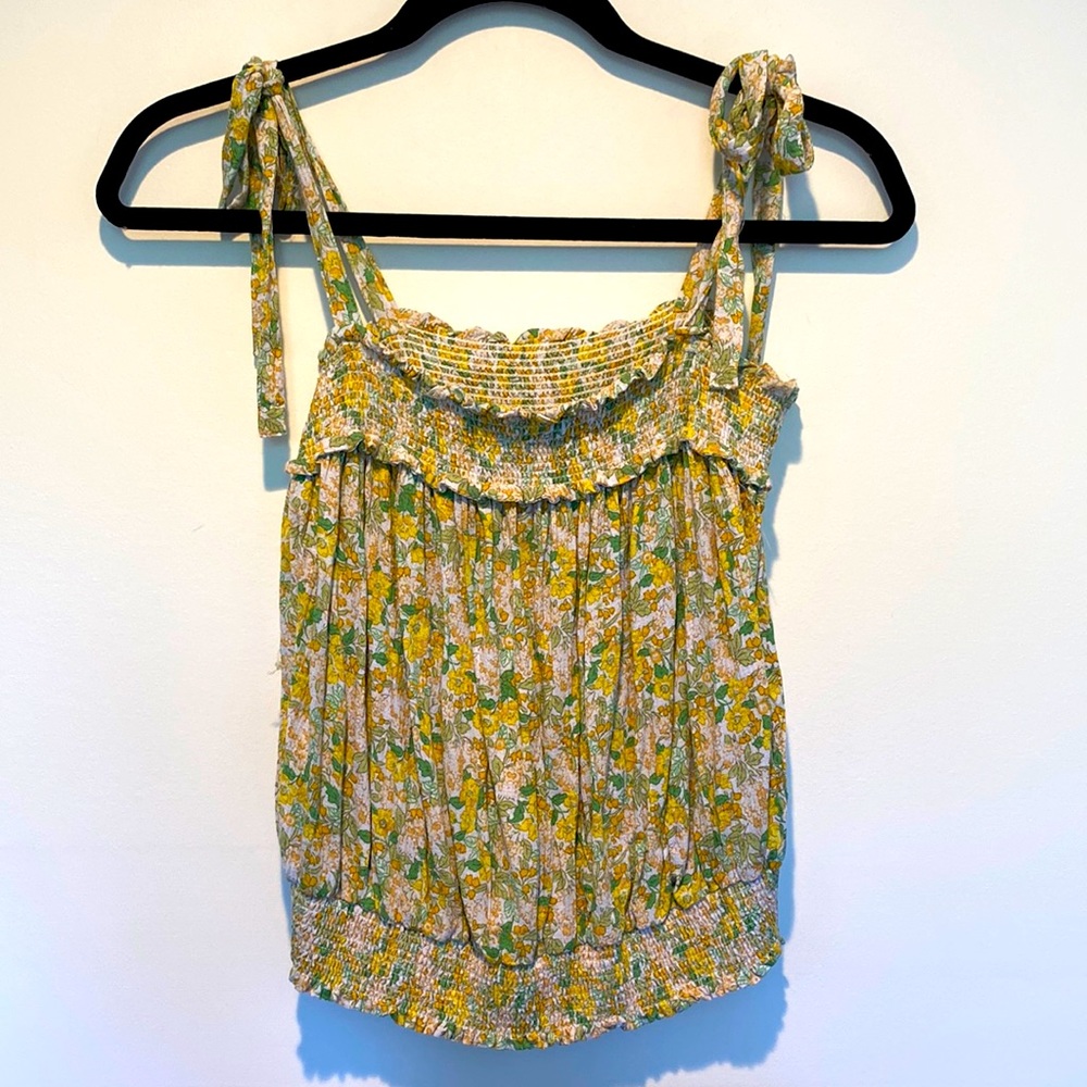 Rachel Zoe Floral Top, Adjustable Straps, Size Sm